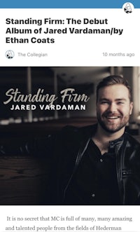 standing firm - the debut album of jared vardman by jared vardman